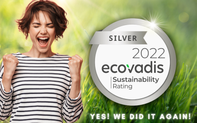 Zilveren Ecovadis 2022 duurzaamheidscertificaat voor Webo Promotion!